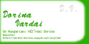 dorina vardai business card